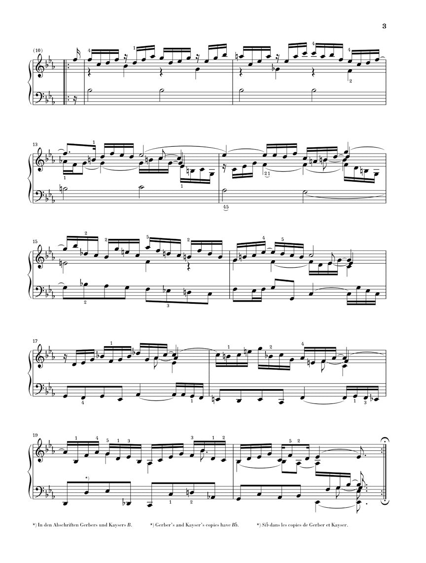 Bach: French Suite 4 Eb major BWV 815 - Image 3