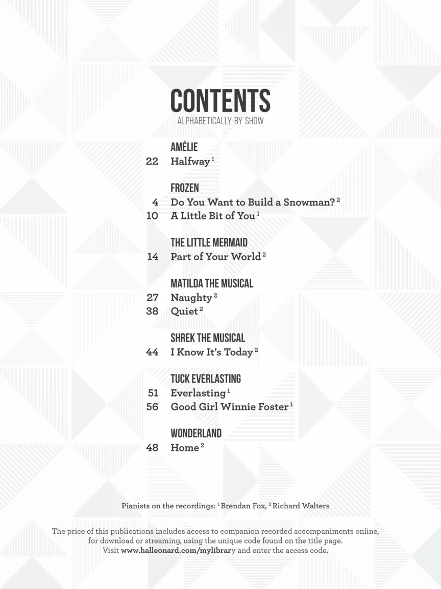 Girls' Songs from 21st Century Musicals - Image 2