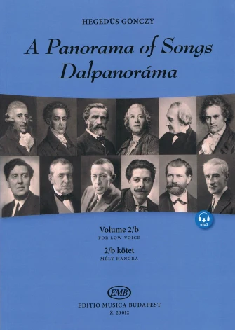 Panorama of Songs 2/B Easy Songs from 4 Centuries in 6 Languages - Low Voice