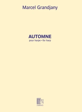 Grandjany: Automne for Harp