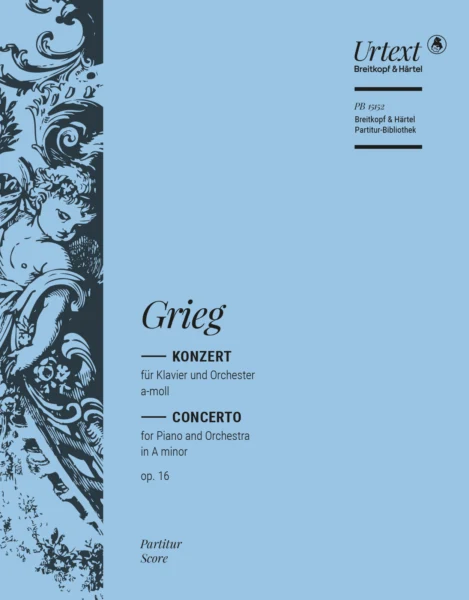 Grieg: Piano Concerto in A minor, Op. 16 (Study Score)