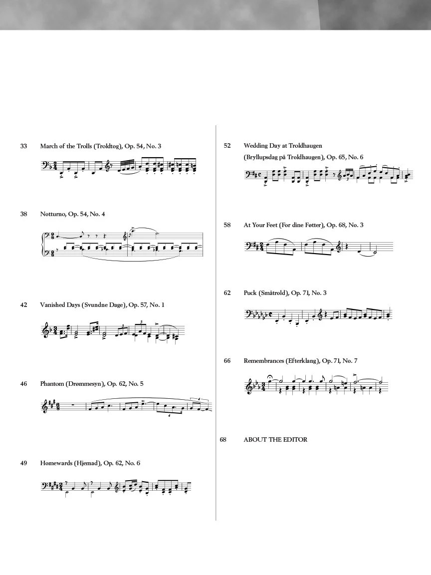 Grieg: Selected Lyric Pieces + Online Audio - Image 5