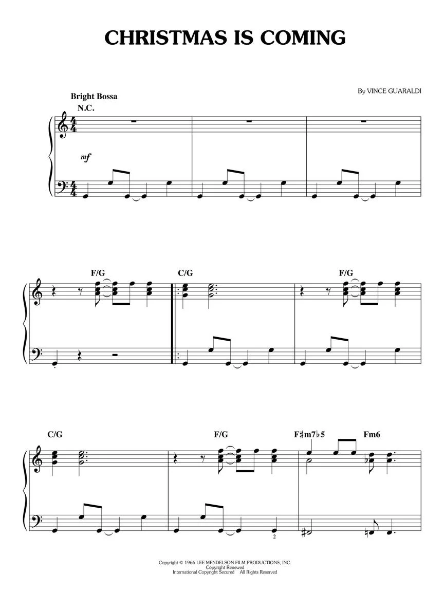 Guaraldi Charlie Brown Christmas, A - Easy Piano - Image 5
