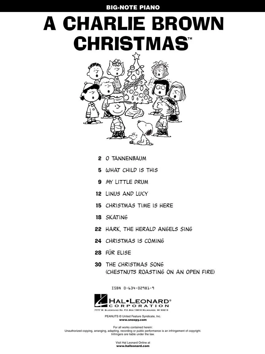 Charlie Brown Christmas, A - Big-Note Piano - Image 2