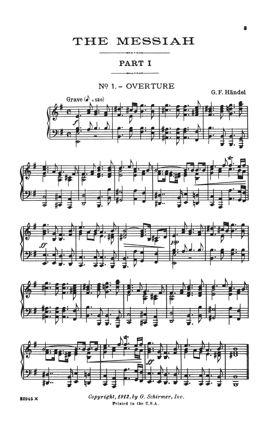 Handel Messiah (Oratorio, 1741) - Image 5