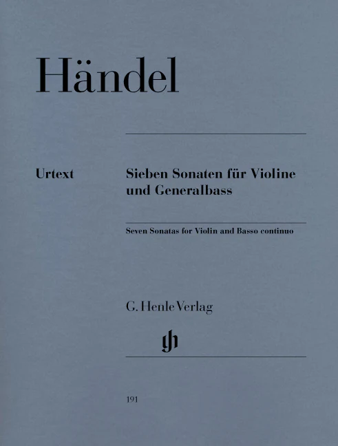 Händel: Seven Sonatas for Violin and Basso Continuo