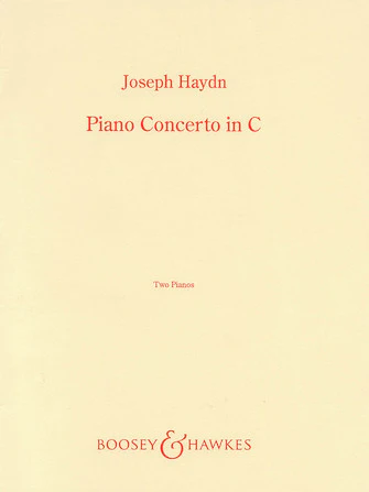 Haydn Piano Concerto in C Two Pianos, Four Hands