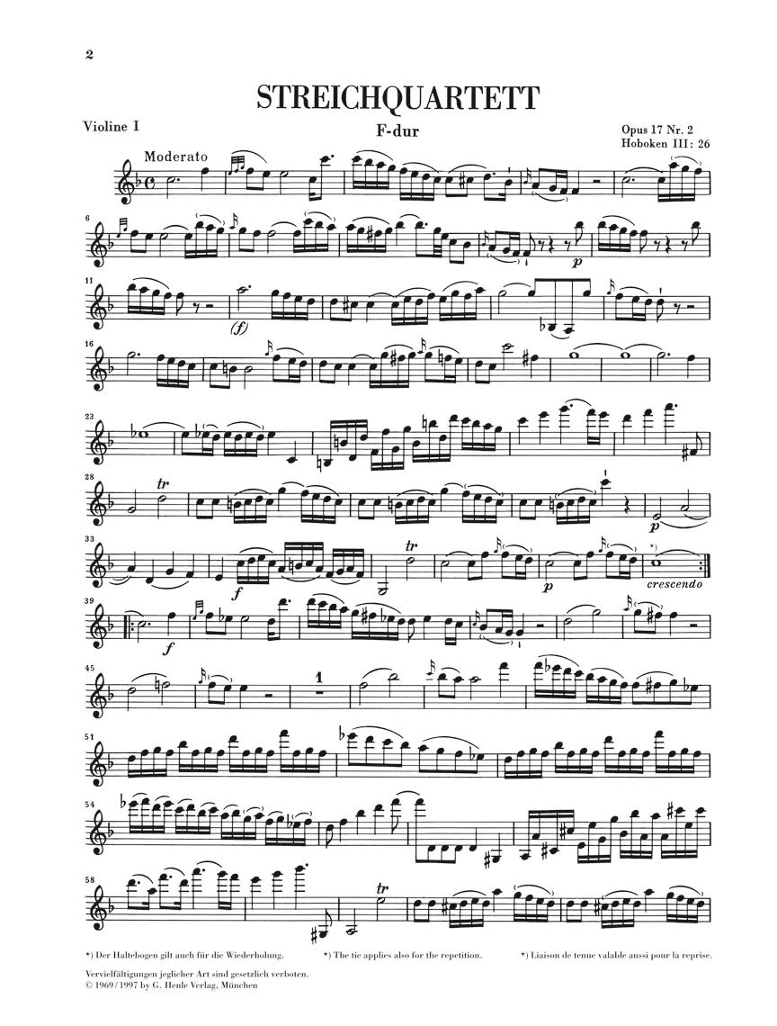 Haydn: String Quartets Book III, Op. 17 - Image 2