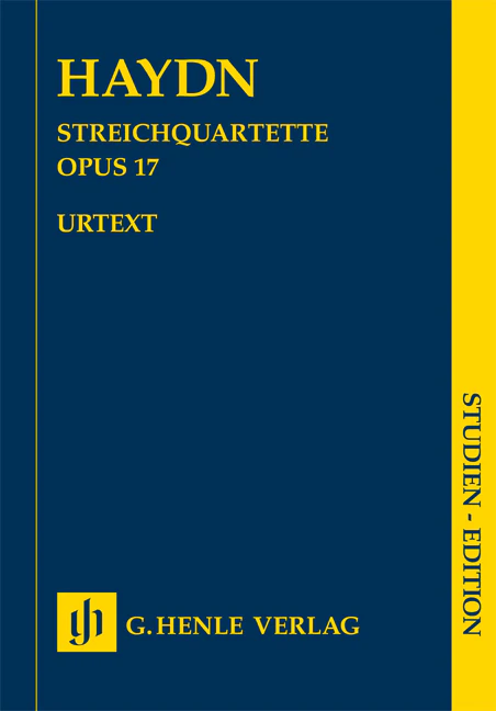 Haydn: String Quartets Book III, Op. 17 (Study Score)