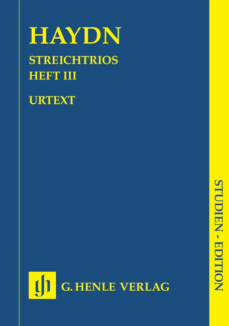 Haydn: String Trios, Volume 3 (Study Score)