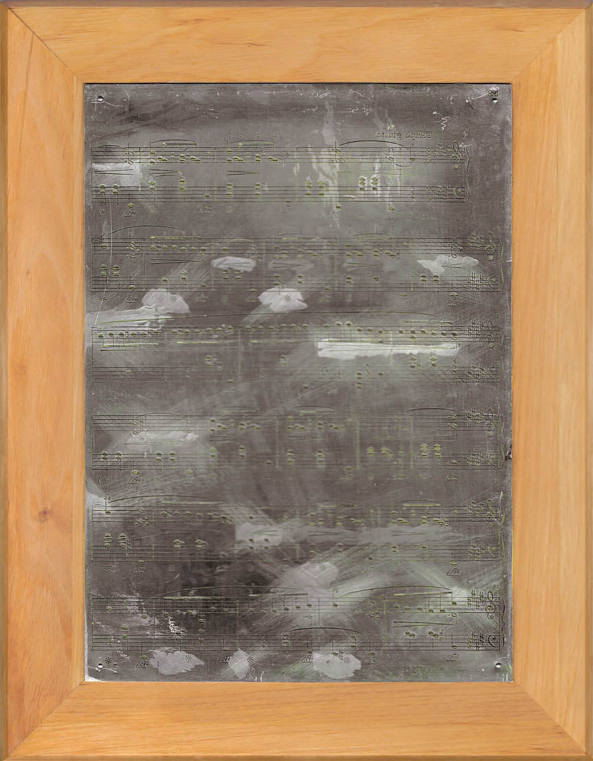 Original Music Engraving Plate (Framed) - Image 2