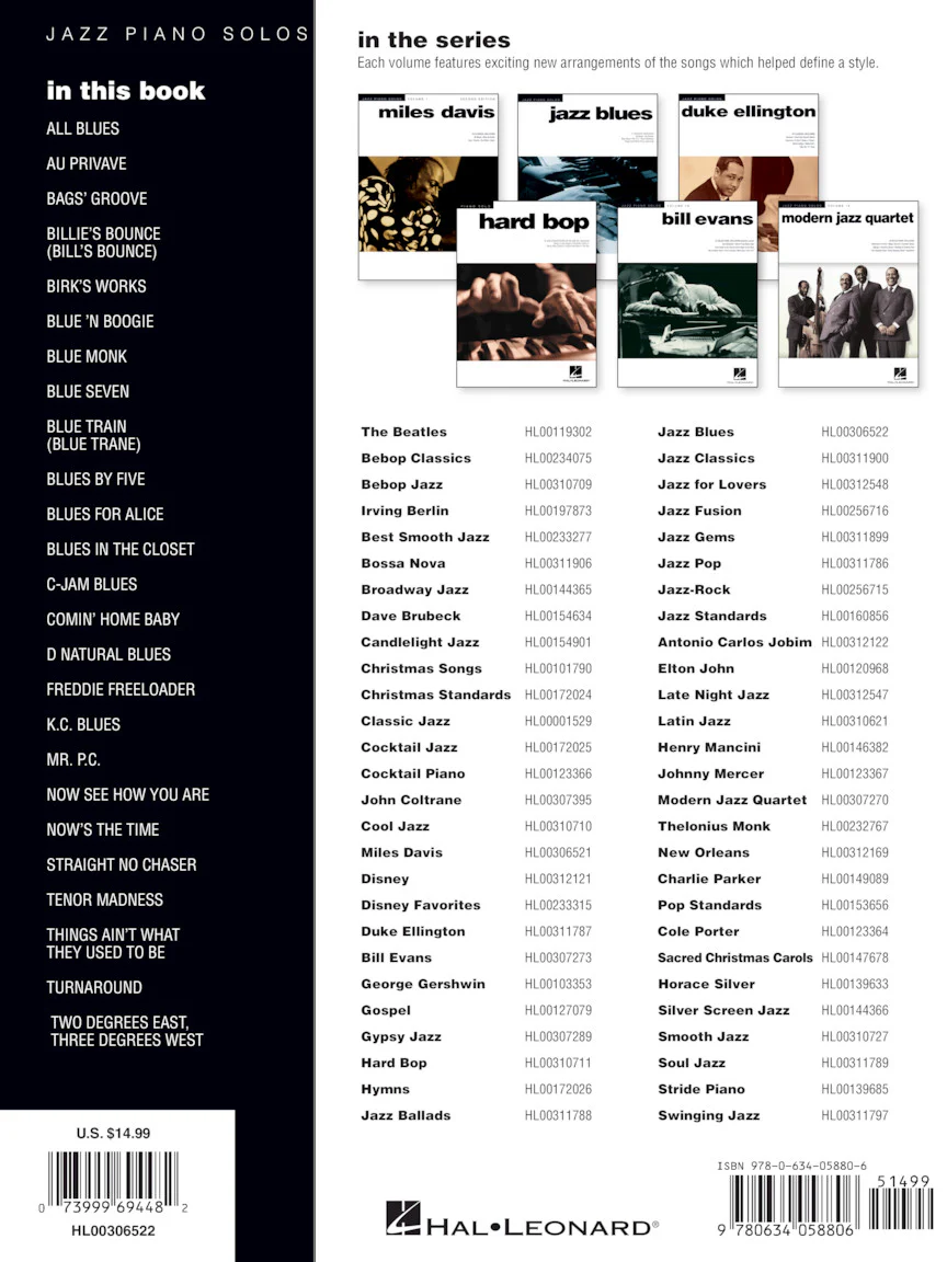 Jazz Blues - Jazz Piano Solos, Vol. 2 - Image 7