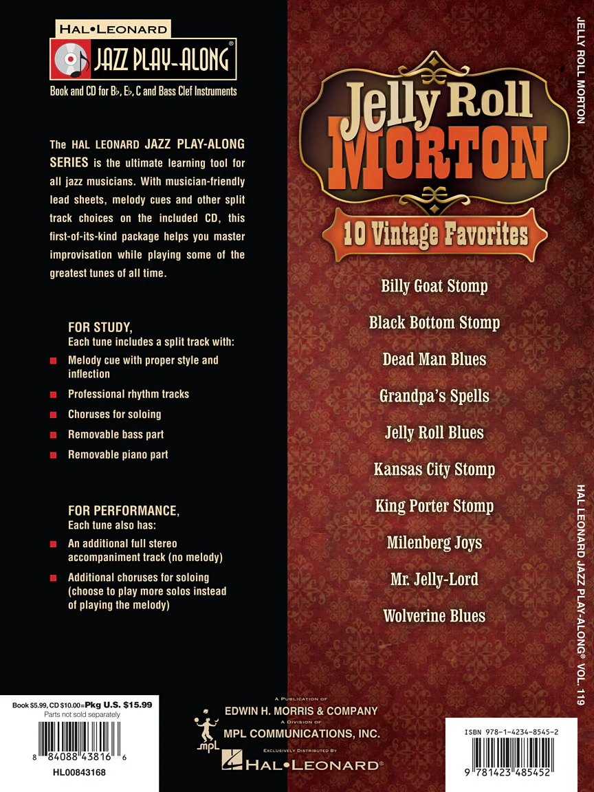 Morton, Jelly Roll - Jazz Play-Along Vol. 119 - Image 2