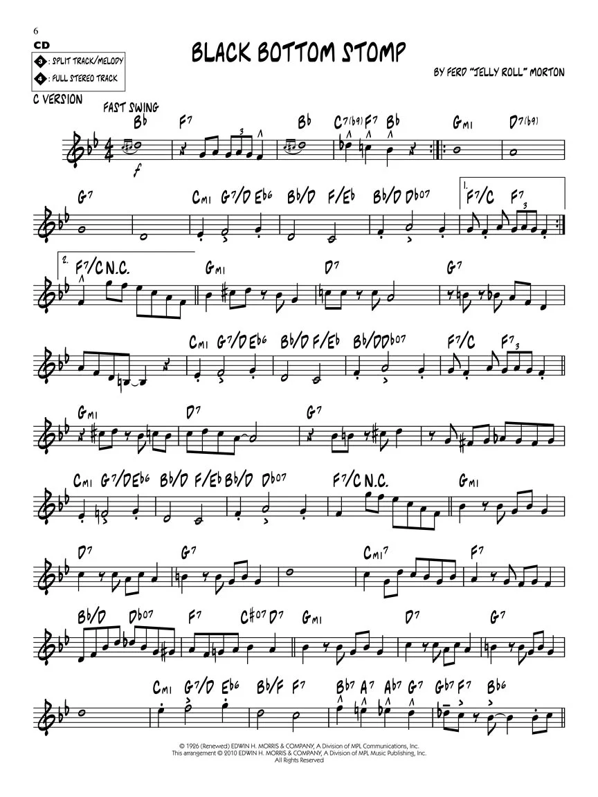 Morton, Jelly Roll - Jazz Play-Along Vol. 119 - Image 4
