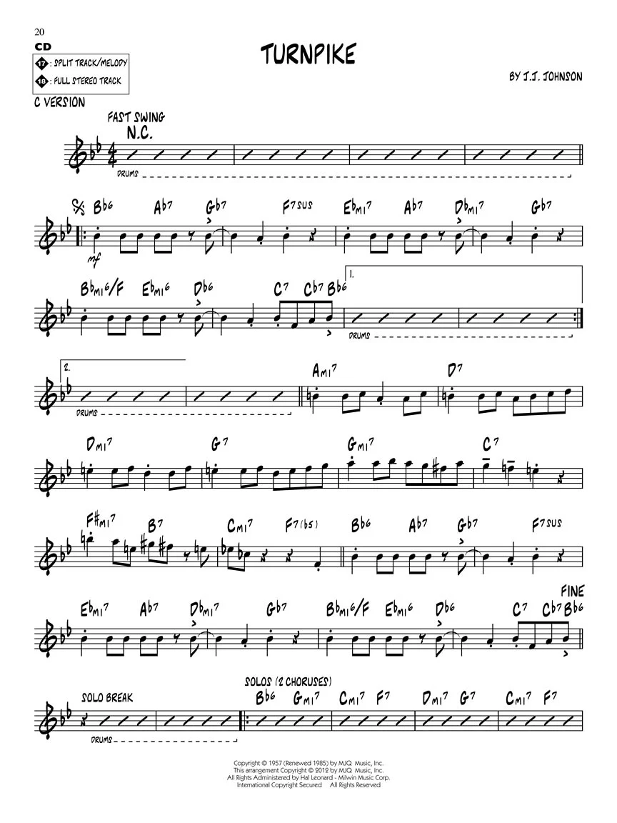 Johnson, J.J. - Jazz Play-Along Series Vol. 152 - Image 6