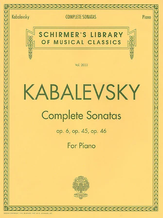 Kabalevsky - Complete Sonatas
