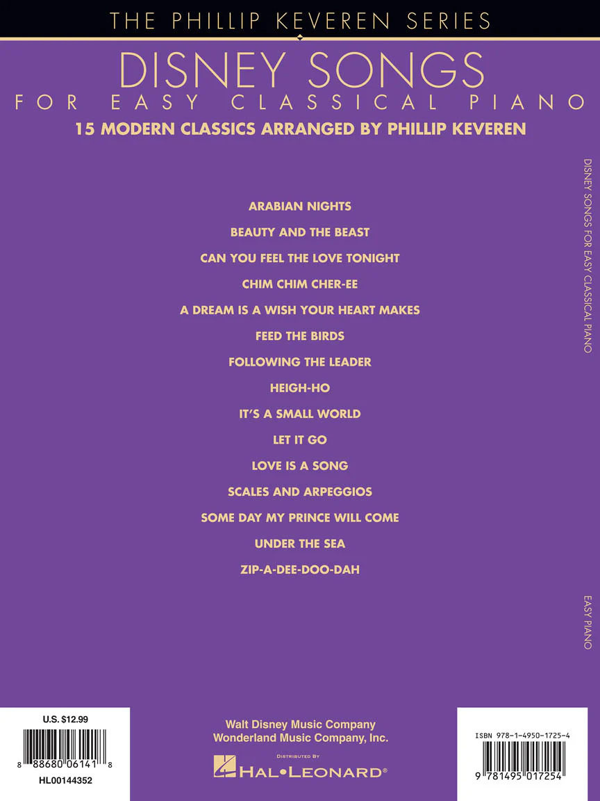 Disney Songs for Easy Classical Piano - Image 2