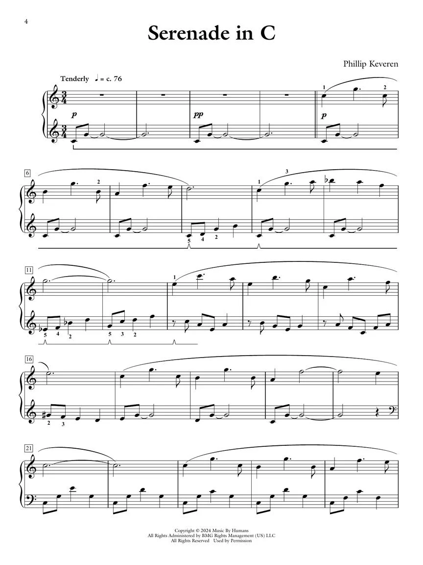 Keveren: Twelve Serenades for Piano - Image 3