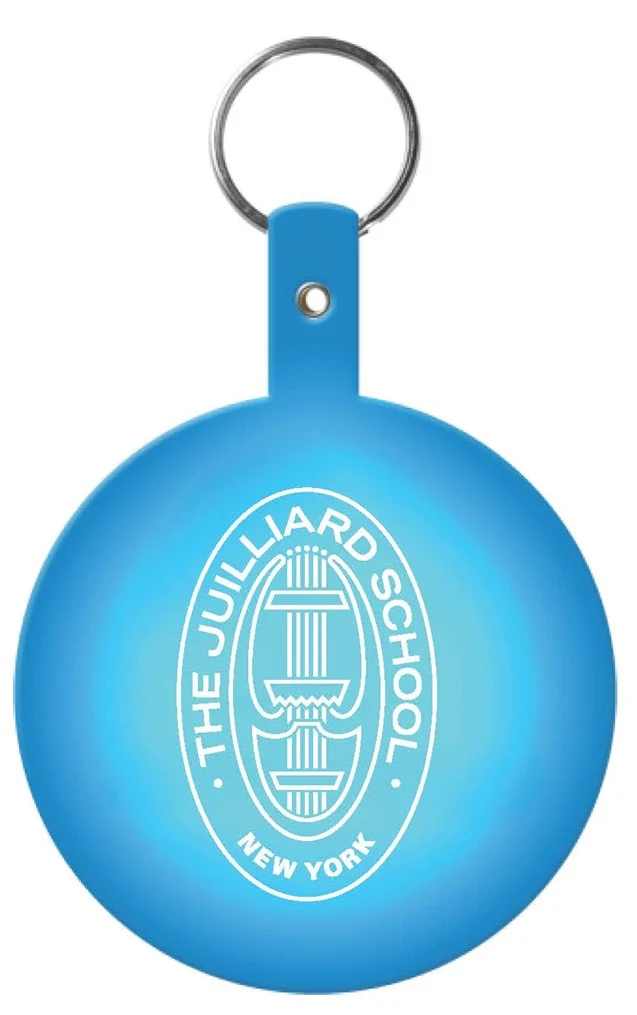 Clearance: Keychain: Juilliard Basic Plastic Key Ring with Seal logo - Image 3