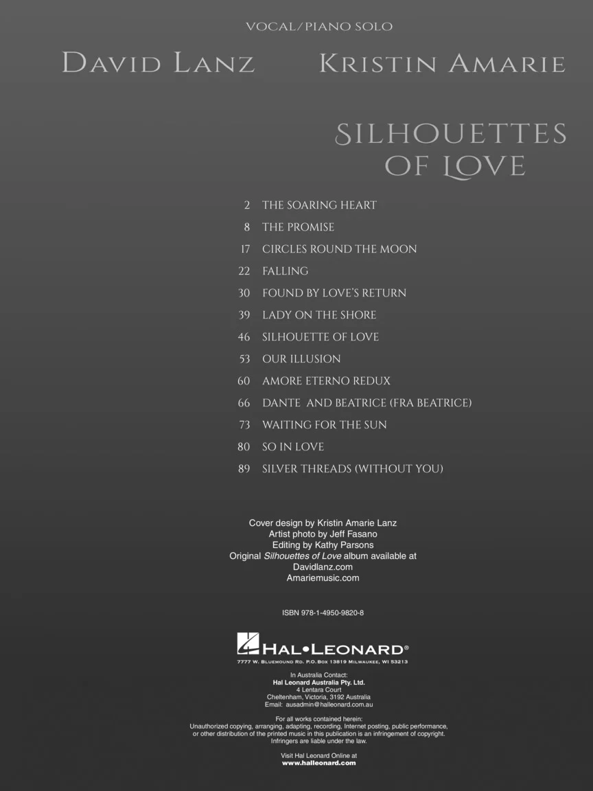 Lanz, David & Kristin Amarie - Silhouettes of Love - Image 2