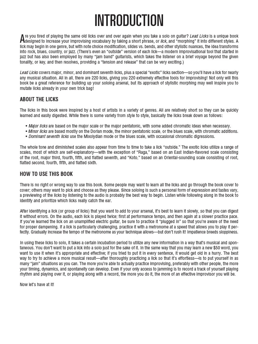 Lead Licks - Hal Leonard Guitar Method Supplement - Image 3