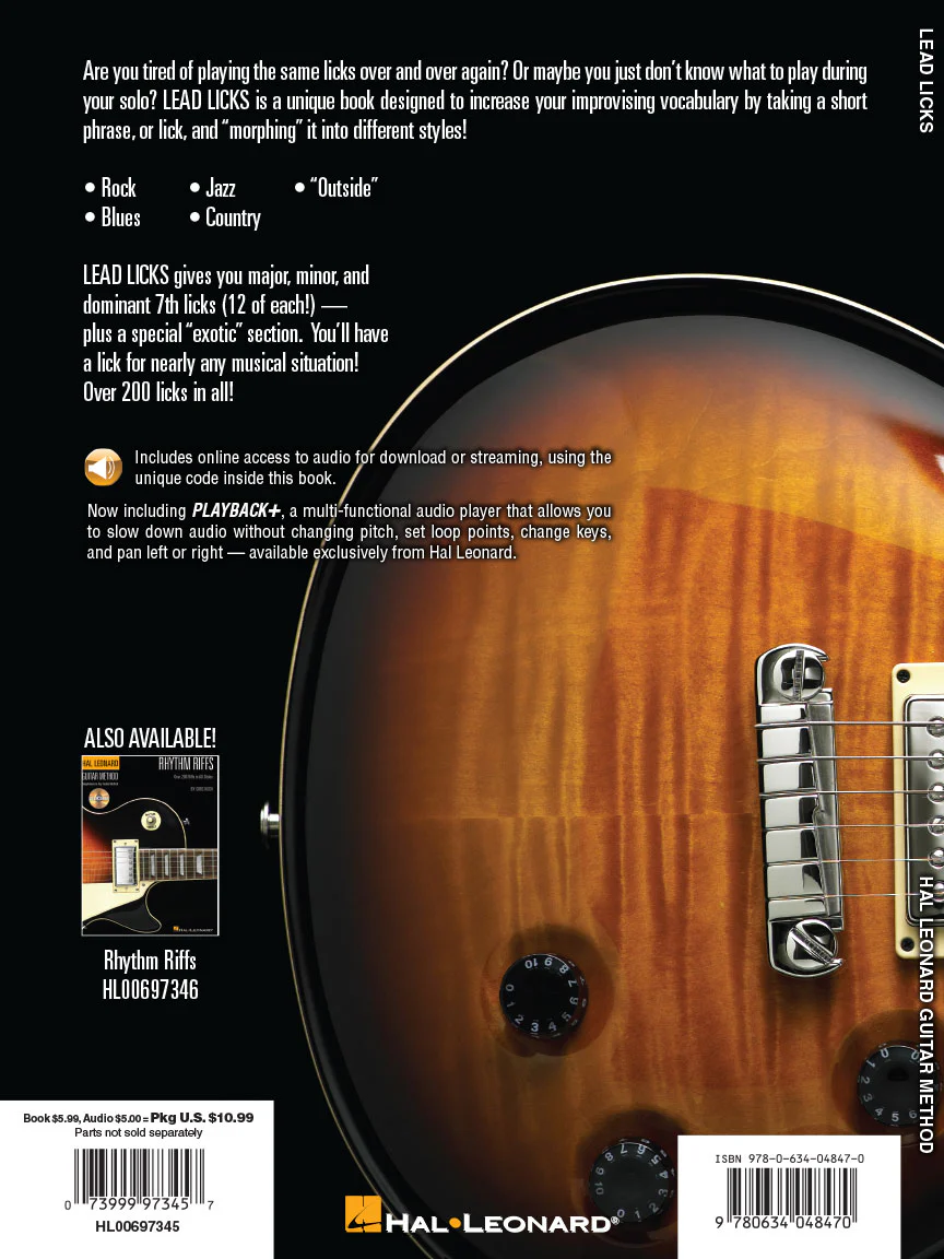 Lead Licks - Hal Leonard Guitar Method Supplement - Image 6