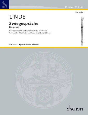 Linde: Dialogues Recorder (Alto/Tenor) and Cello