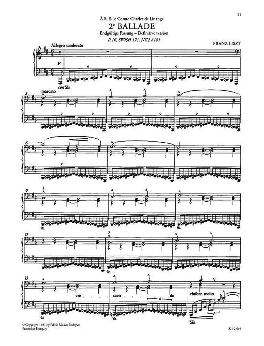Liszt Ballade No. 2 - Image 2