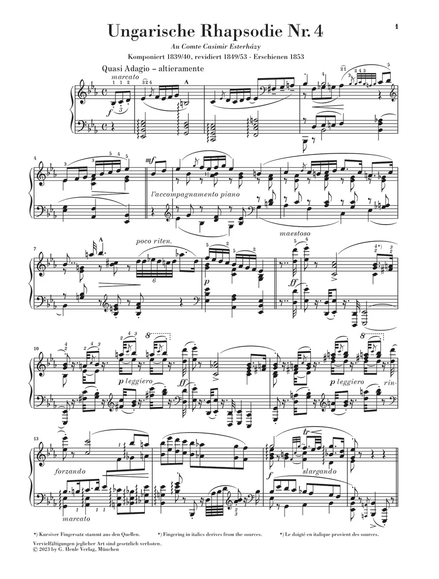 Liszt: Hungarian Rhapsody No. 4 - Image 2