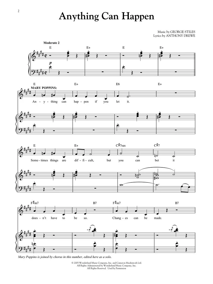 Mary Poppins - Broadway Singer's Edition - Image 3
