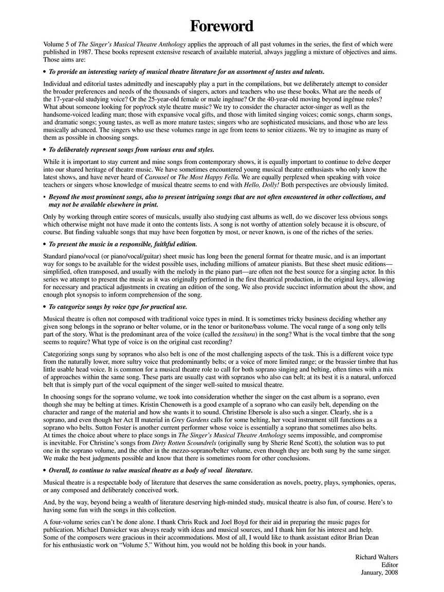 Singer's Musical Theatre Anthology Mezzo-Soprano/Belter Volume 5 - Image 3