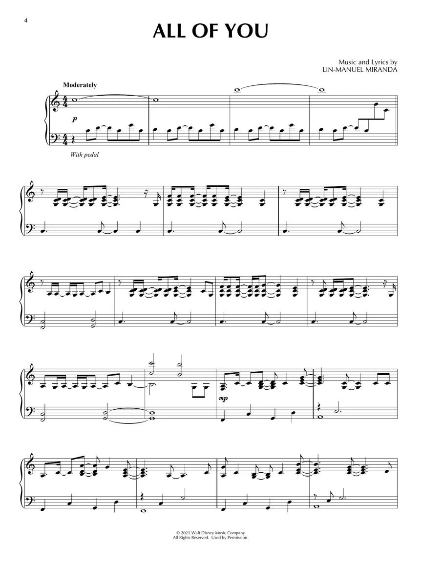 Miranda Encanto Arranged for Piano Solo - Image 3