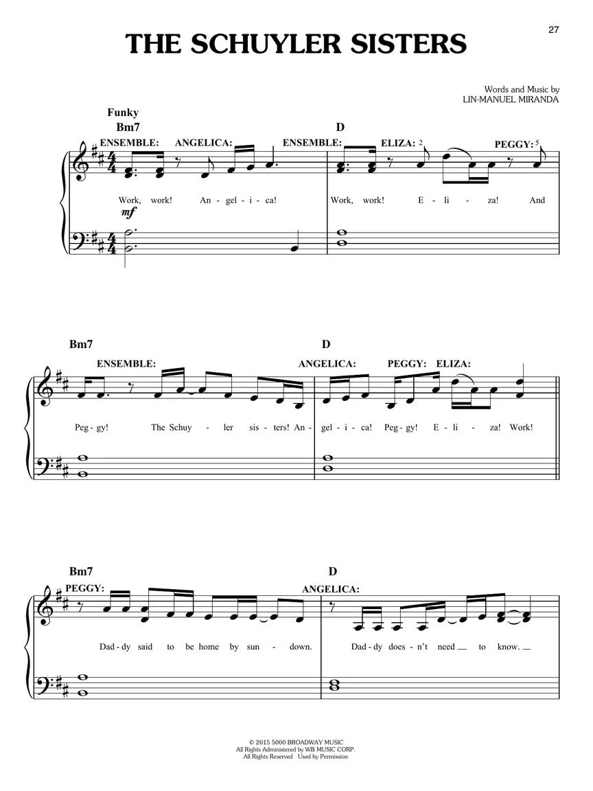 Hamilton - Easy Piano Selections - Image 7