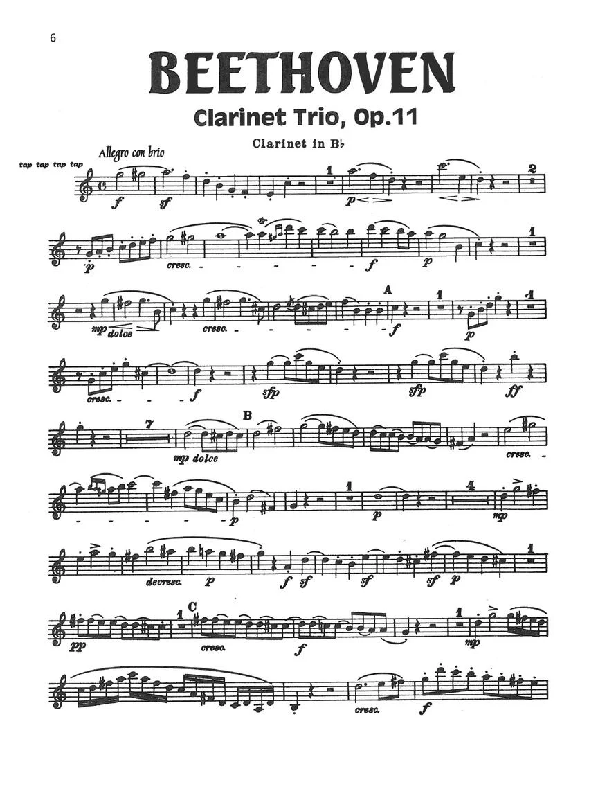 Weber - Concertino Op. 26 & Beethoven - Trio for Piano, Cello & Clarinet, Op. 11 - Image 4