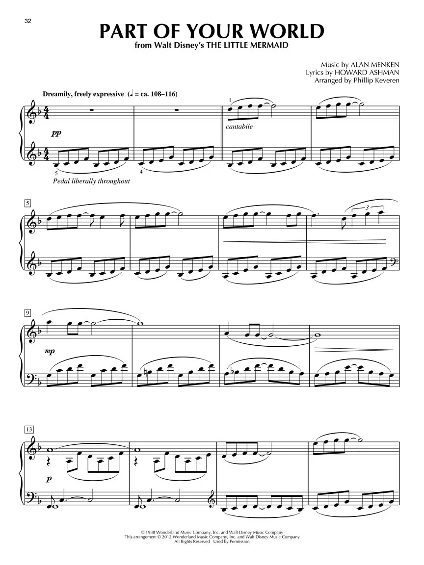 More Disney Songs for Classical Piano - The Phillip Keveren Series - Image 3
