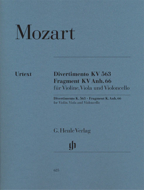 Mozart: Divertimento K. 563 - Fragment K. Anh. 66