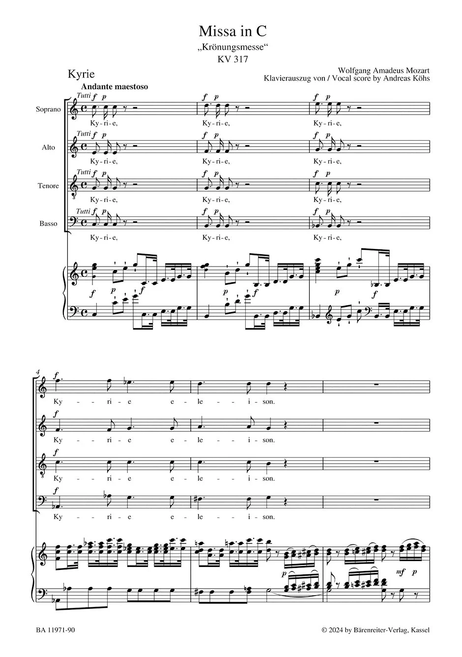 Mozart: Missa in C Major, K. 317 ("Coronation Mass") - Image 2