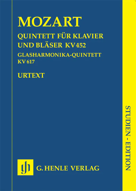 Mozart: Quintet K. 452 K. 617 (Study Score)