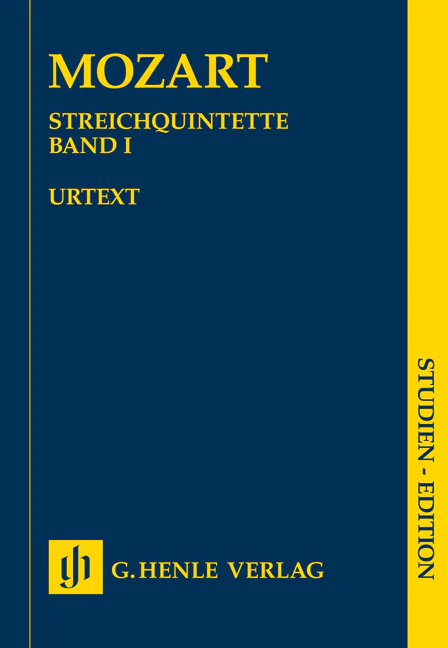 Mozart: String Quintets, Volume I (Study Score)