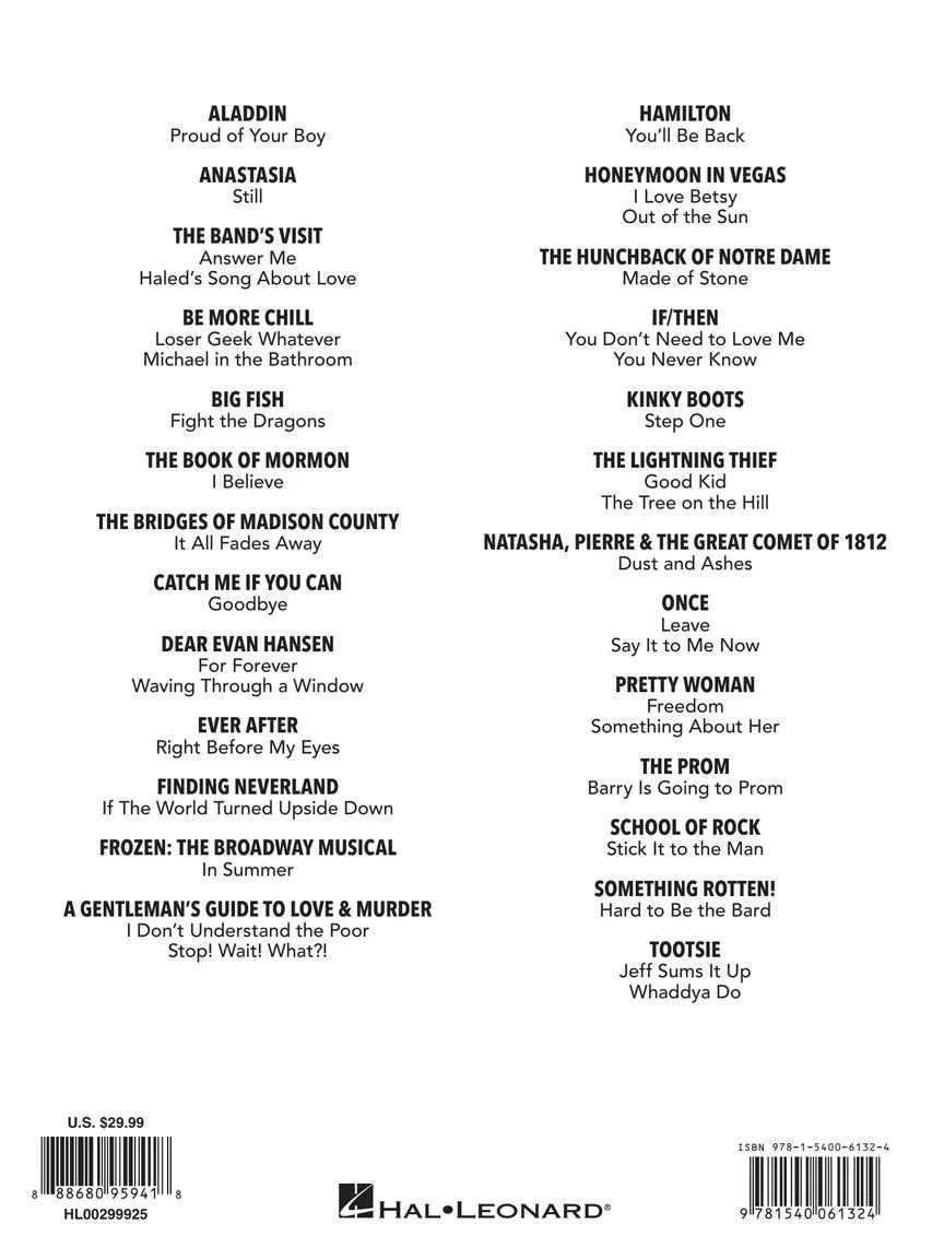 Musical Theatre Songs of the 2010s: Men's Edition - Image 6