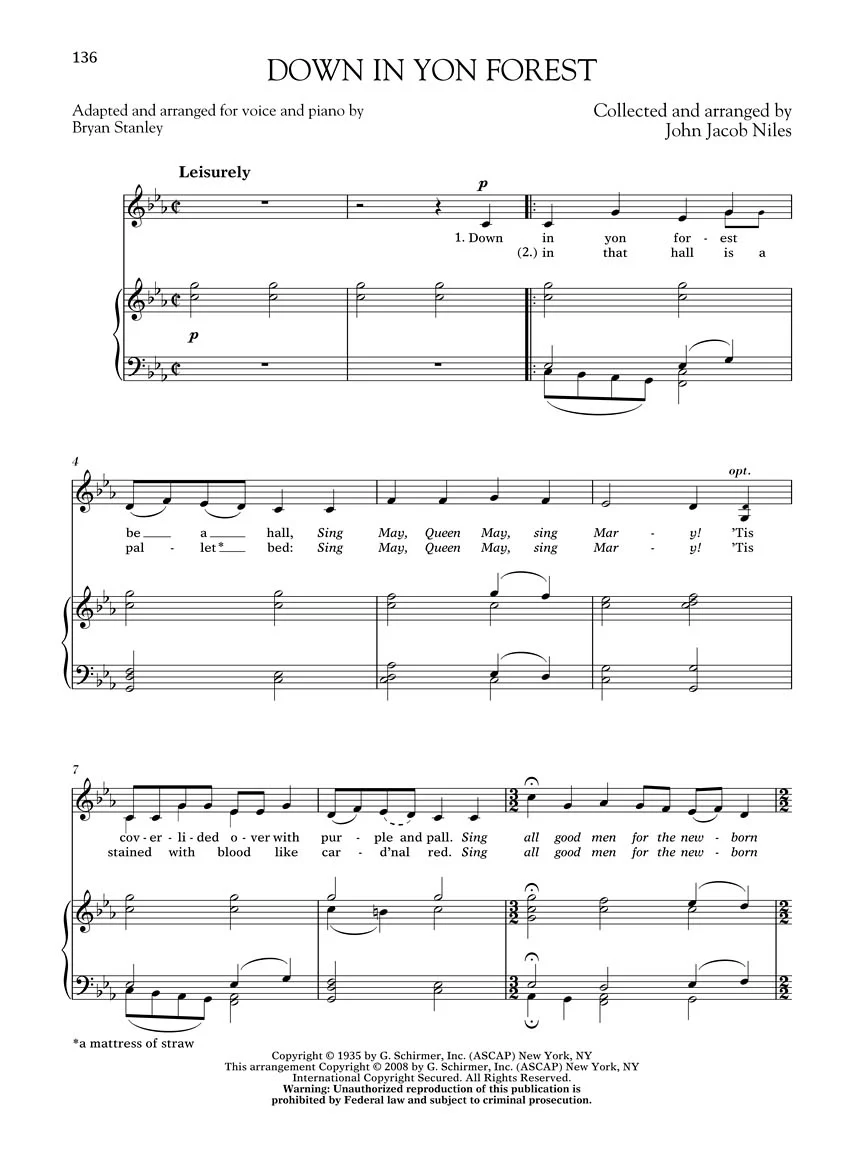 Niles Songs of John Jacob Low Voice - Image 10