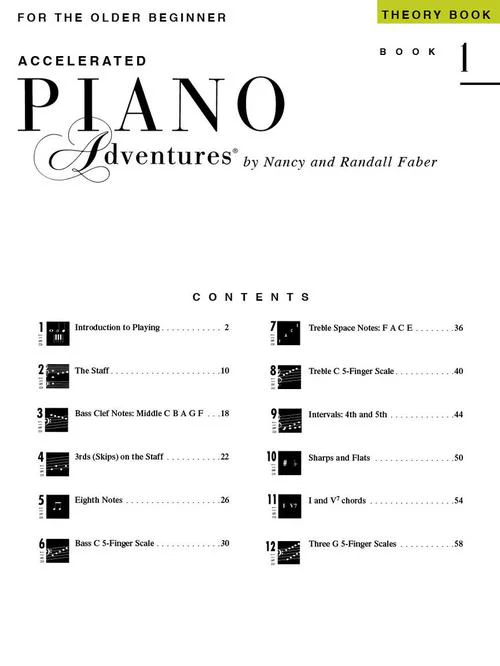 Faber Accelerated Piano Adventures Theory book 1 - Image 2