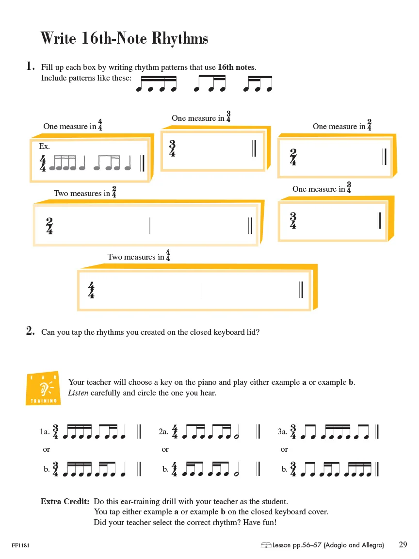 Faber Piano Adventures Theory Book 3B - Image 7