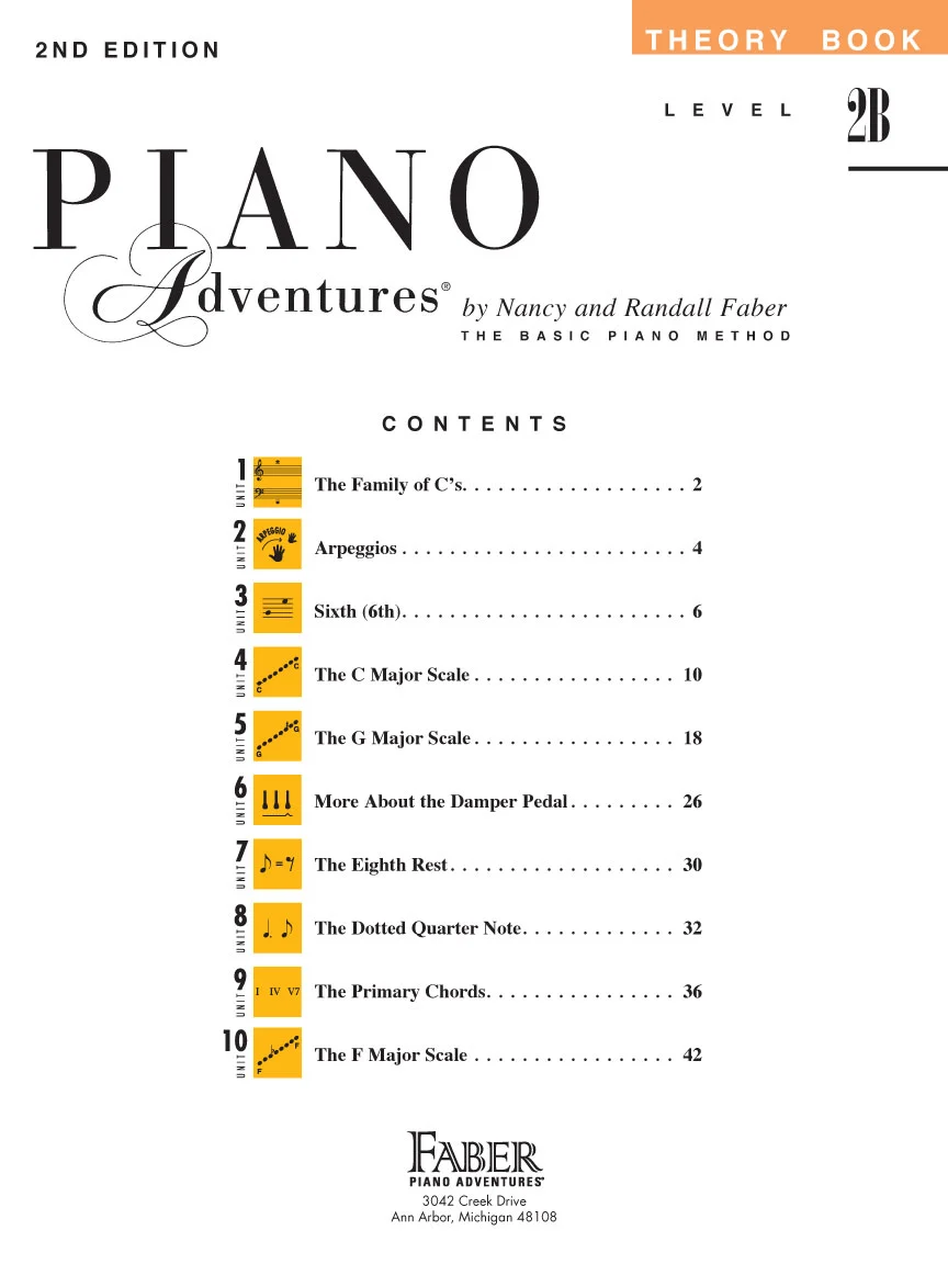 Faber Piano Adventures - Theory Book Level 2B - Image 2