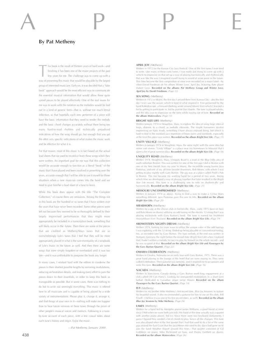 Pat Metheny Songbook - Image 14