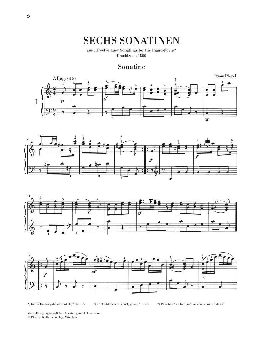 Sonatinas for Piano, Volume II - Image 3