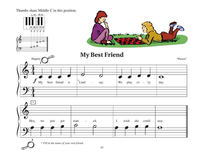 Piano Lessons Book 1 - Hal Leonard Student Piano Library - Image 6