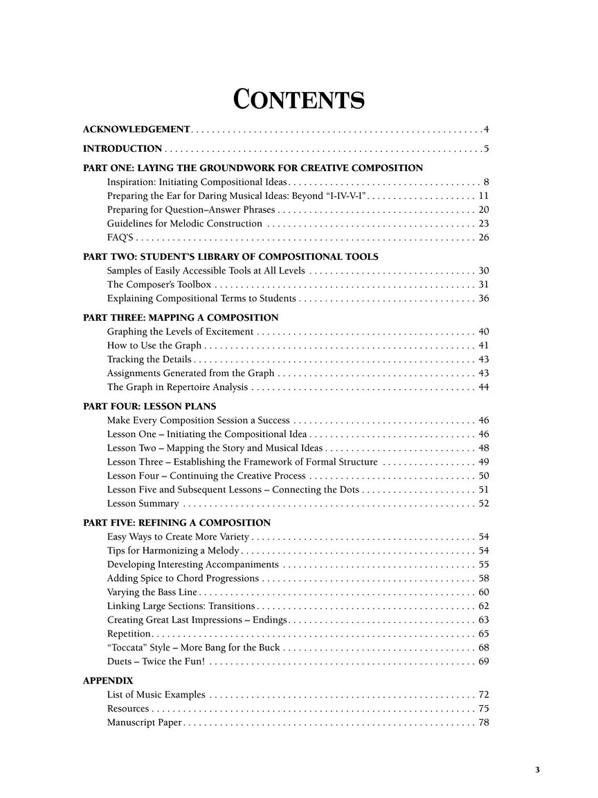 Piano Teacher's Guide to Creative Composition - Image 3