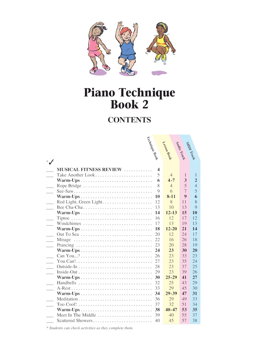 Piano Technique Book 2 - Book/Online Audio - Image 2