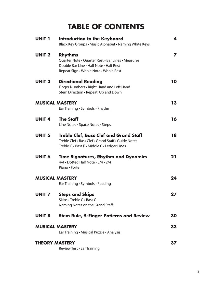 Essential Elements Piano Theory - Level 1 - Image 2